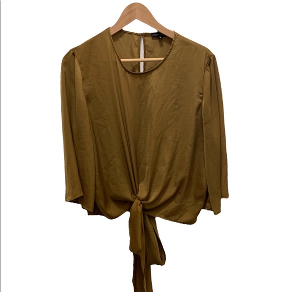 Dynamite | Tie Blouse - Picture 1 of 4